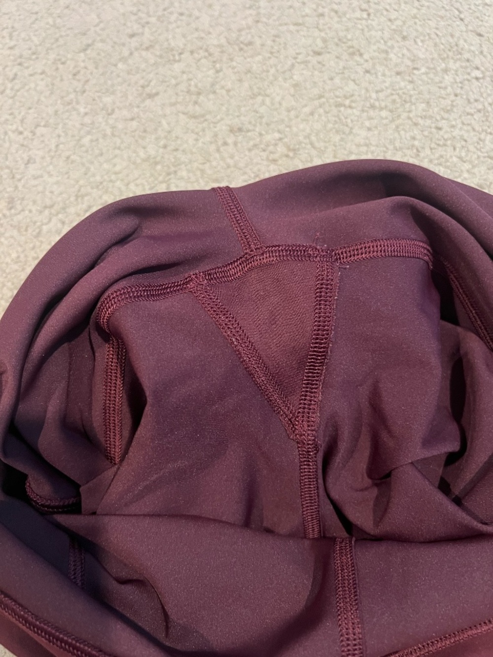 Lululemon Invigorate High-Rise Crop 23" Cassis Size 8 - Picture 8 of 14